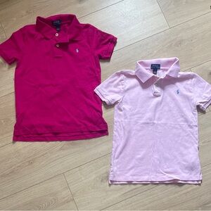 Polo by Ralph Lauren Kids Polo Pack - Hot Pink & Light Pink kids size 7